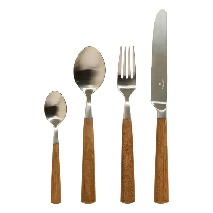 Ménagère 24 couverts en bois d'érable | Erable- Image produit n°0