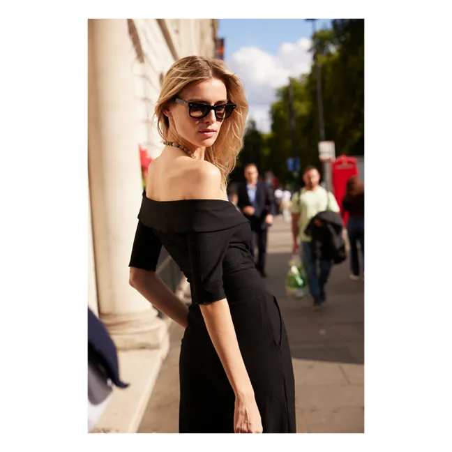 Gabrielle Body in velluto | Nero