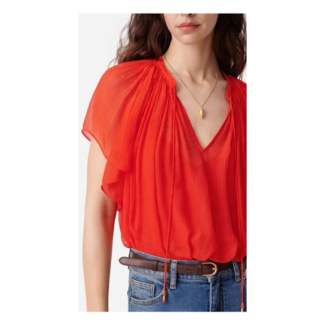 Cantin-Bluse | Orange