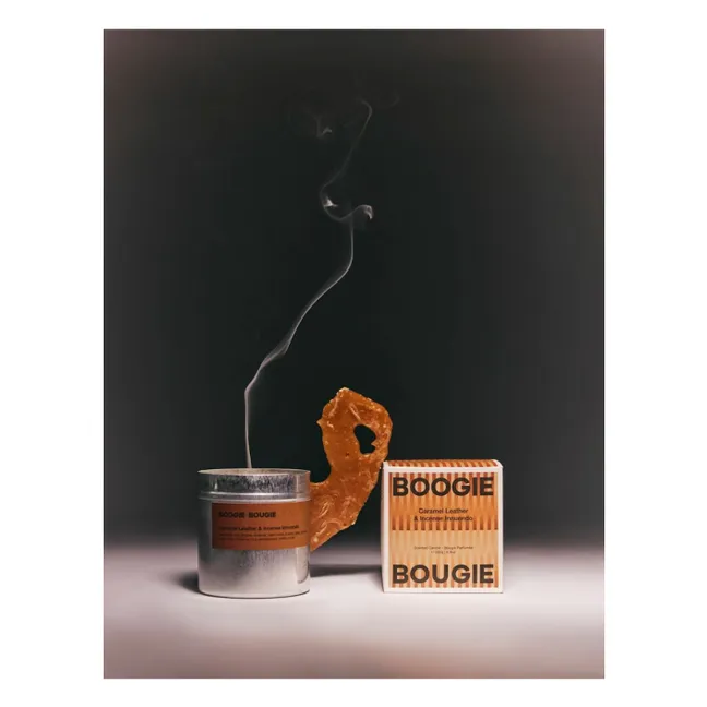 Bougie Caramel Leather & Incense Innuendo