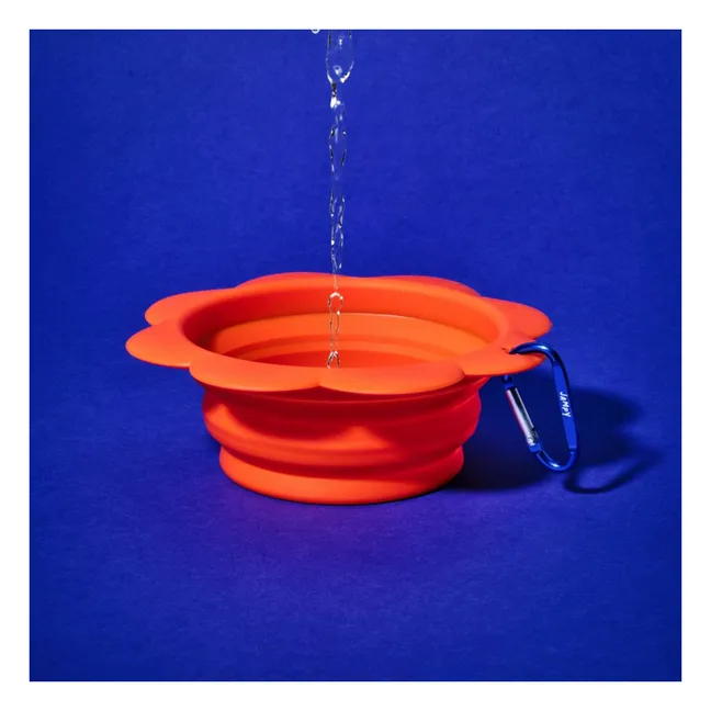 Gamelle de transport Flower | Orange