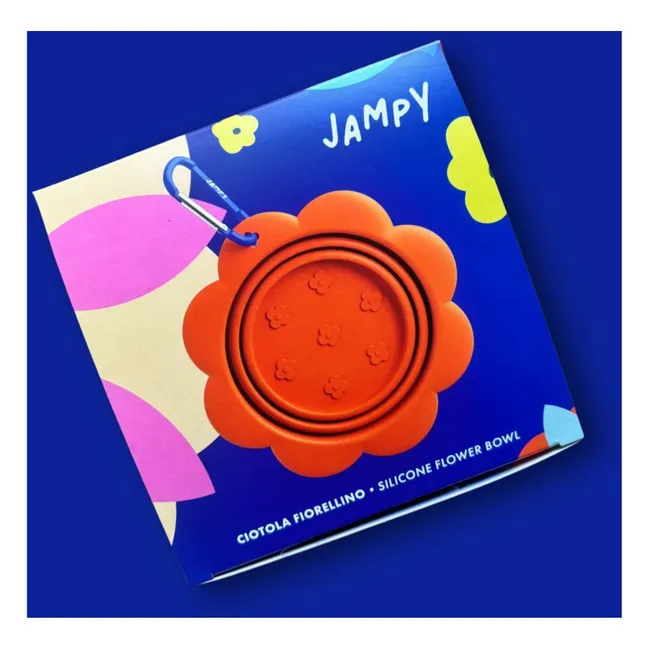 Gamelle de transport Flower | Orange