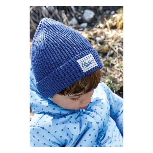 Bonnet Myrtille Laine Mérinos | Bleu marine