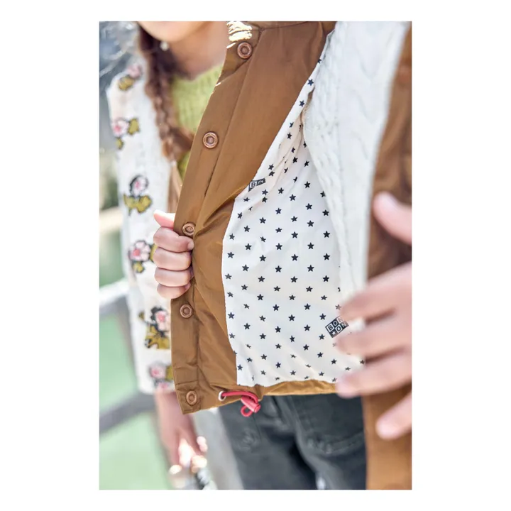 Manchester Sleeveless Down Jacket | Camel- Product image n°5