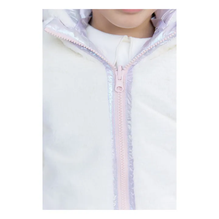 Chaqueta de plumón reversible Moove | Blanco- Imagen del producto n°15