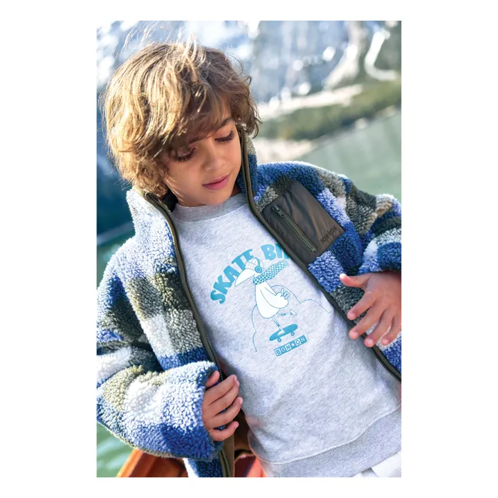 Sudadera Skatebird | Gris Jaspeado- Imagen del producto n°2