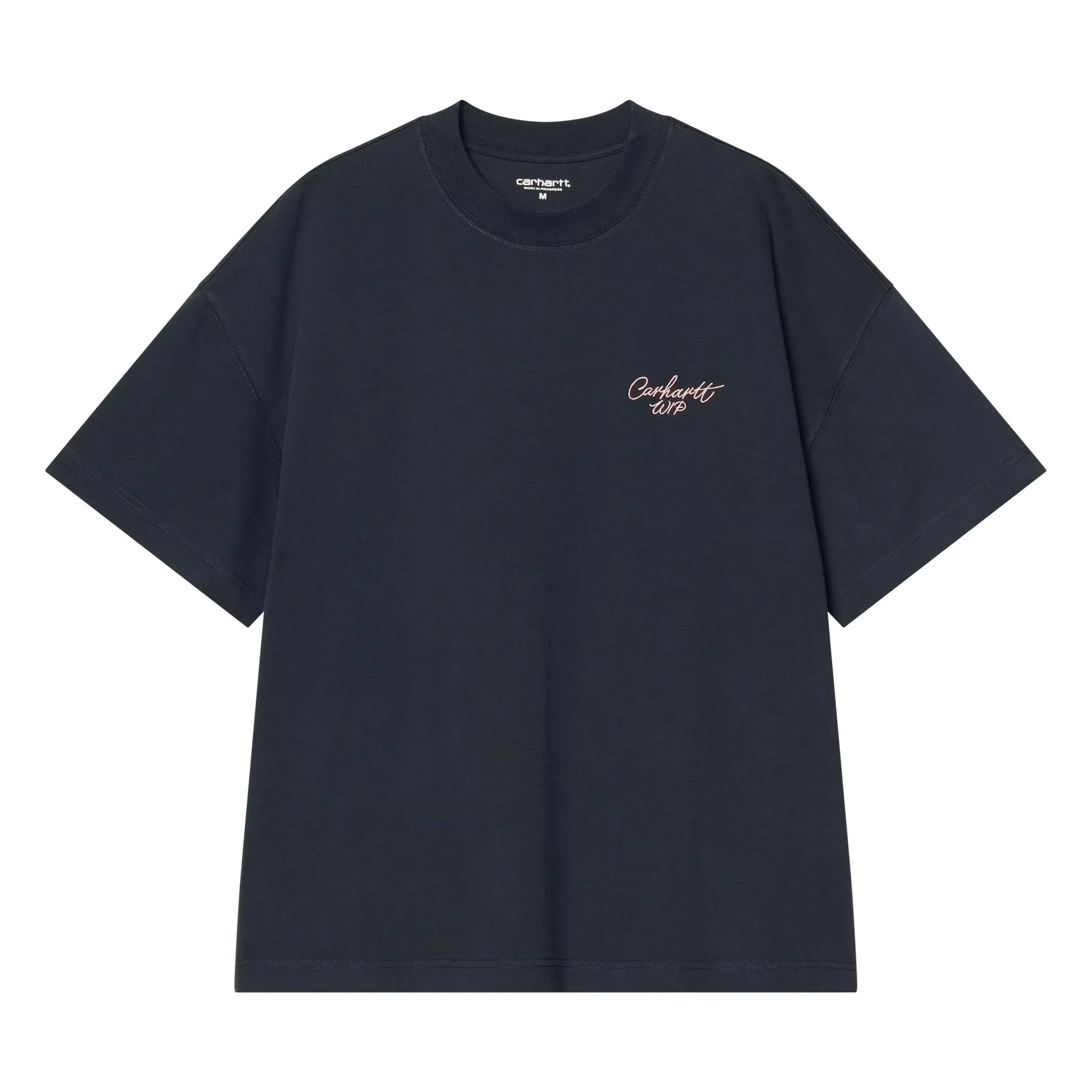 Carhartt WIP - Homme - T-shirt Manches Courtes - S - Bleu Nuit - Coton