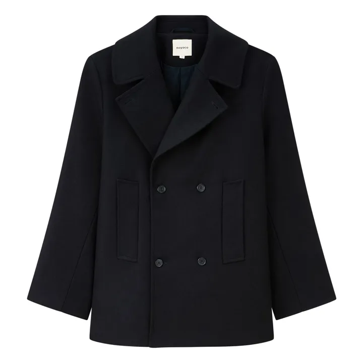 Dundee Recycled Wool and Cashmere Coat | Midnight blue- Product image n°0