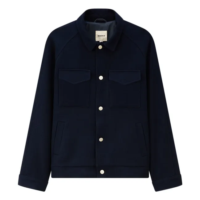 Palma-Jacke aus recycelter Wolle | Navy