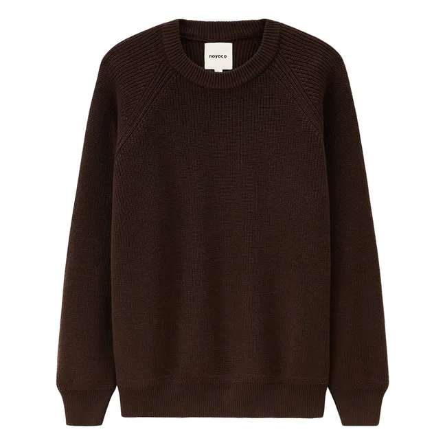 Pullover Oslo aus Merinowolle und Bio-Baumwolle | Braun