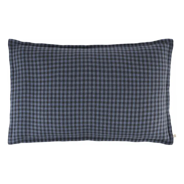 Funda de almohada de lino lavado | Vichy Marine