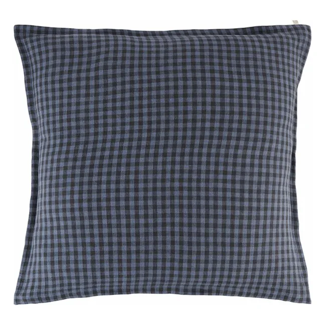Funda de almohada de lino lavado | Vichy Marine