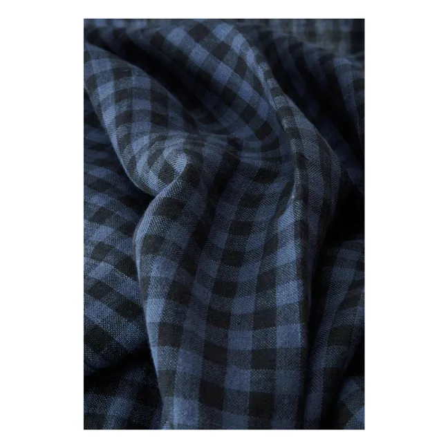 Cortina de lino lavado 135x280 cm | Vichy Marine