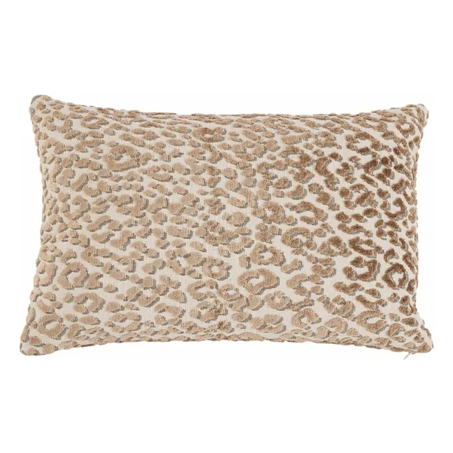 Jacquard cushion cover | Leopard