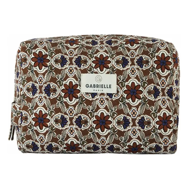 Cotton toiletry bag | Bijou Rubis