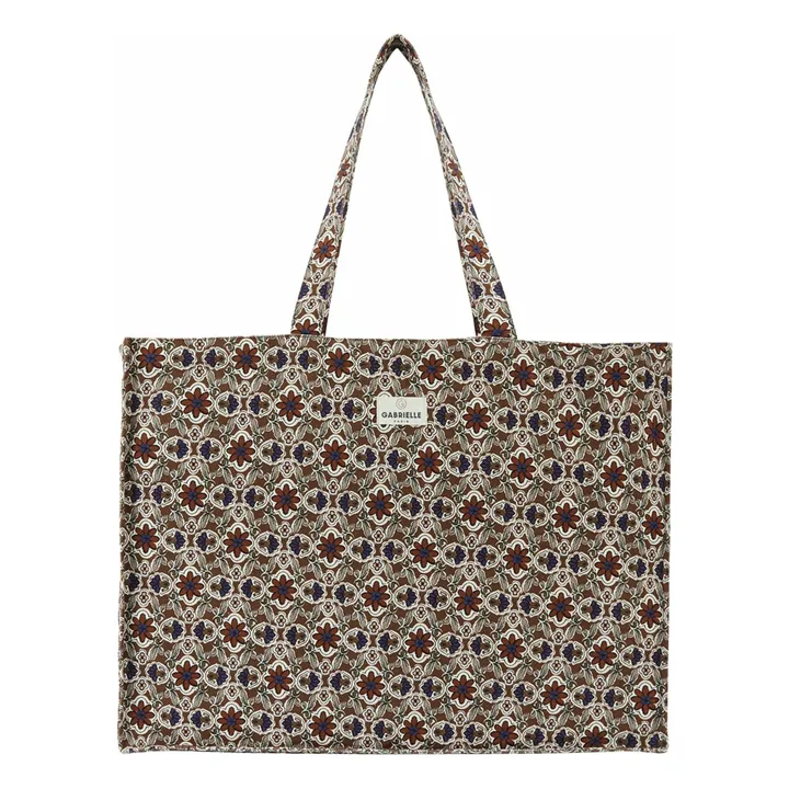 Sac week-end en coton | Bijou Rubis- Image produit n°0