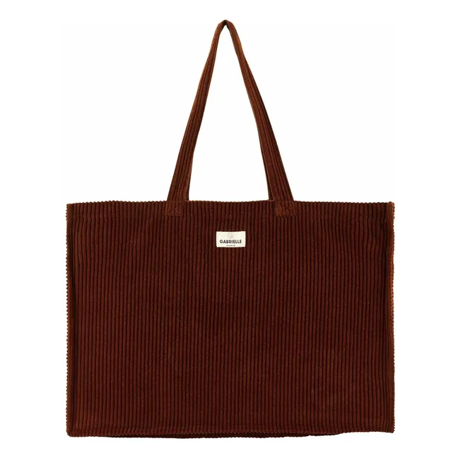 Wochenendtasche aus Cord | Jaspe