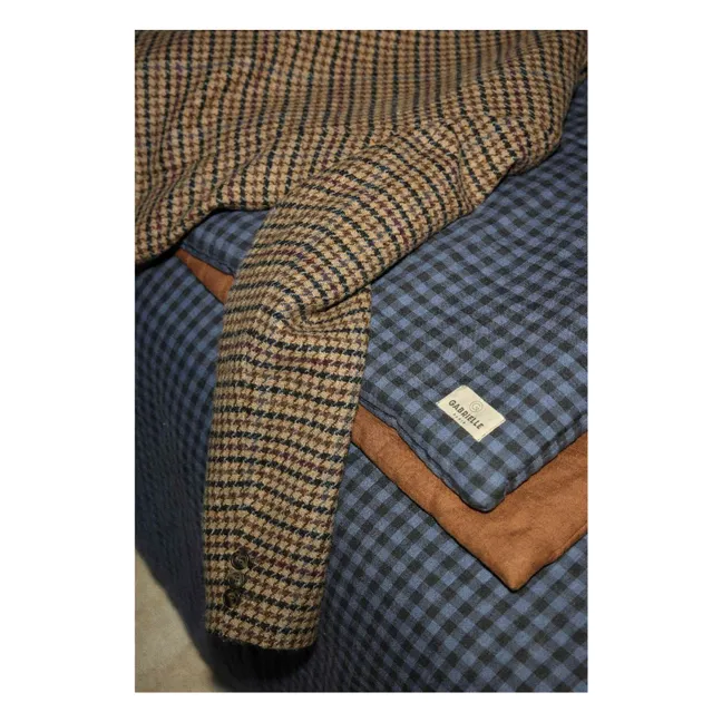 Edredón de lino lavado | Vichy Marine