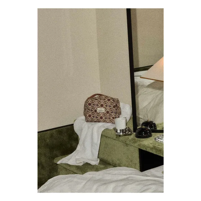 Cotton toiletry bag | Bijou Rubis
