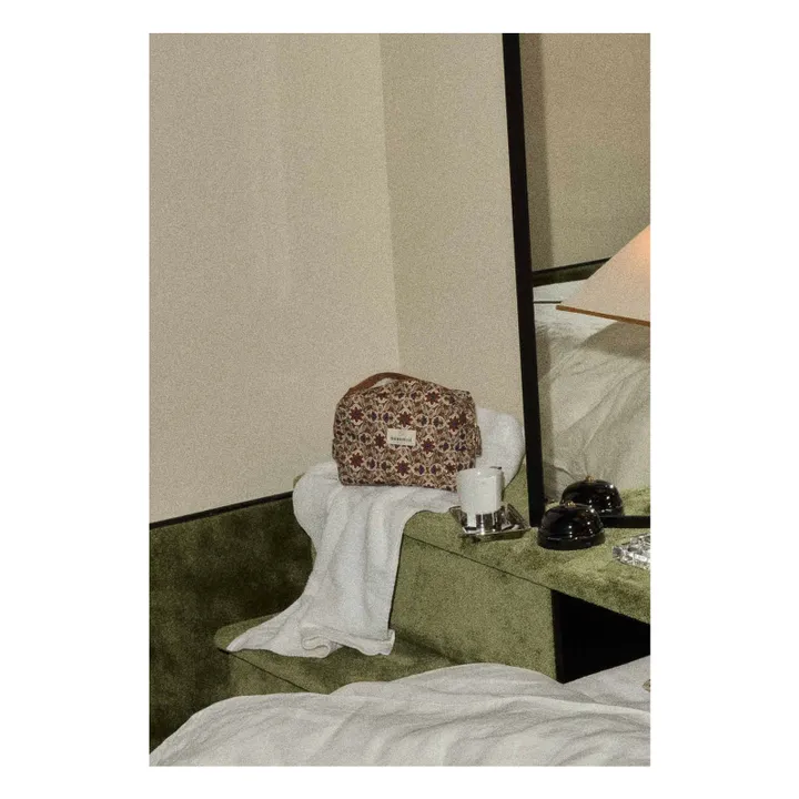 Trousse de toilette en coton | Bijou Rubis- Image produit n°2