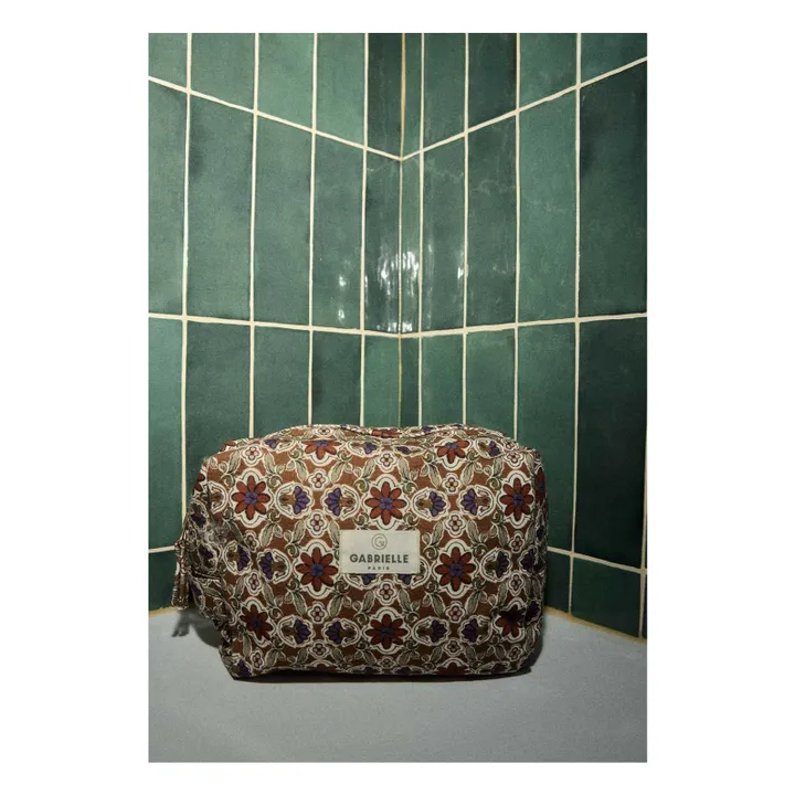 Trousse de toilette en coton | Bijou Rubis- Image produit n°3