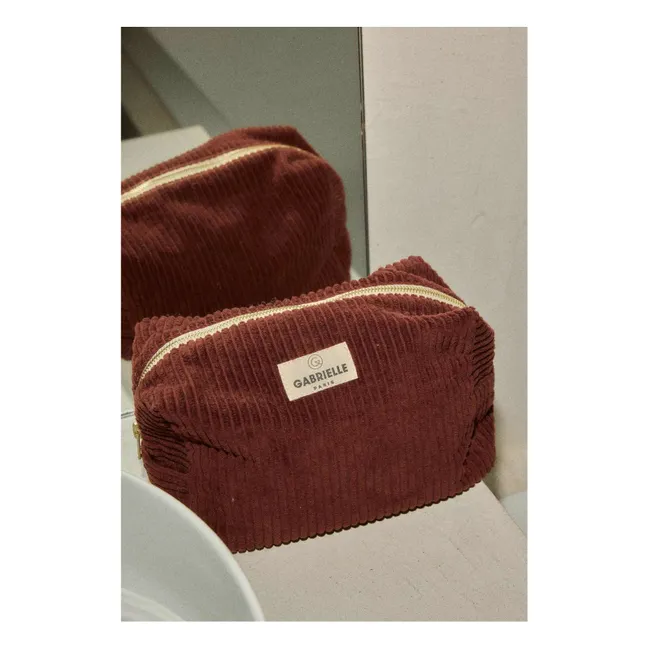 Kosmetiktasche aus Cord | Jaspe