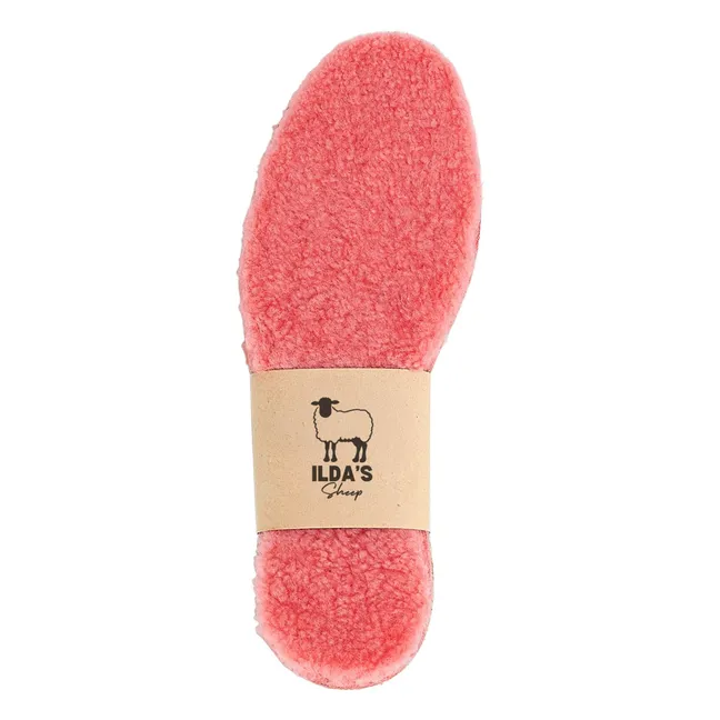 Merino Wool and Cork Soles | Pink