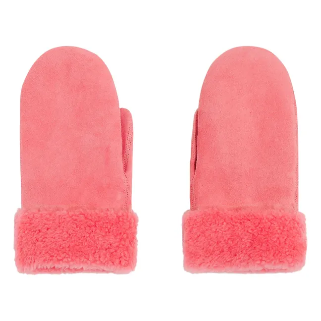 Fausthandschuhe Wollhaut Merino | Rosa