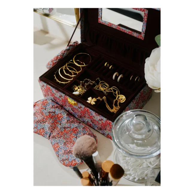 Grande Boîte à Bijoux MW Liberty Aubrey Forest | Rouge