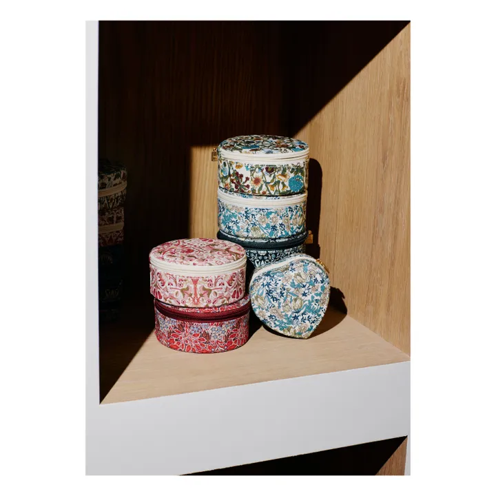Boîte à Bijoux Ronde MW Liberty Aubrey Forest | Rouge- Image produit n°2