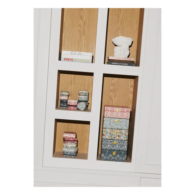 Square MW Liberty Aubrey Forest Jewelry Box | Red