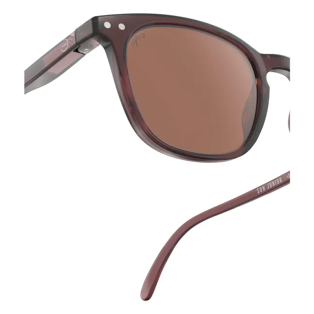 Lunettes de Soleil #E Junior | Marron