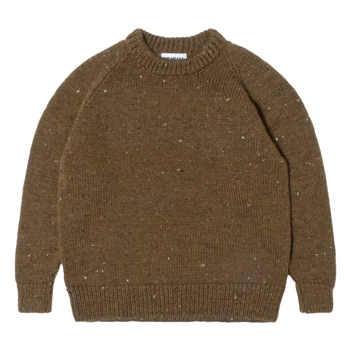 Pull Raglan Chunky Laine | Khaki- Image produit n°0