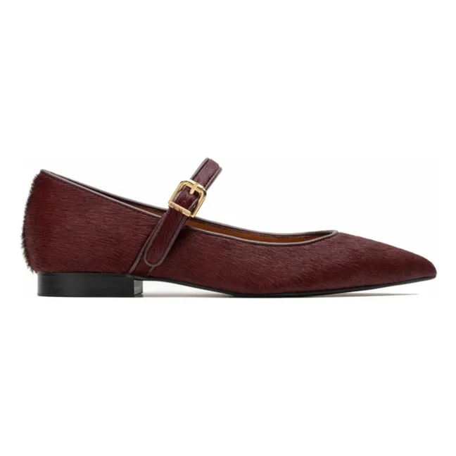 Mary Jane Calfskin | Burgundy