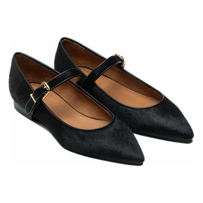Mary Jane Poils de Veau | Black