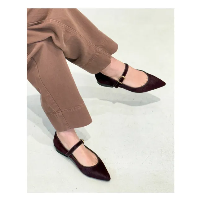 Mary Jane Calfskin | Burgundy