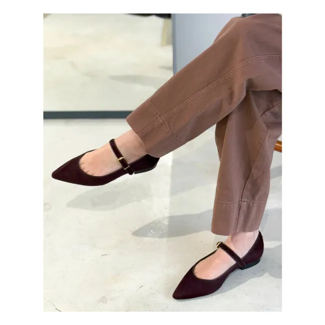 Mary Jane Calfskin | Burgundy