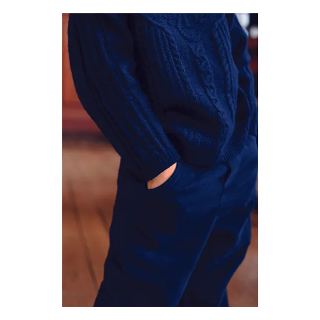 Pantalon Cargo | Bleu marine