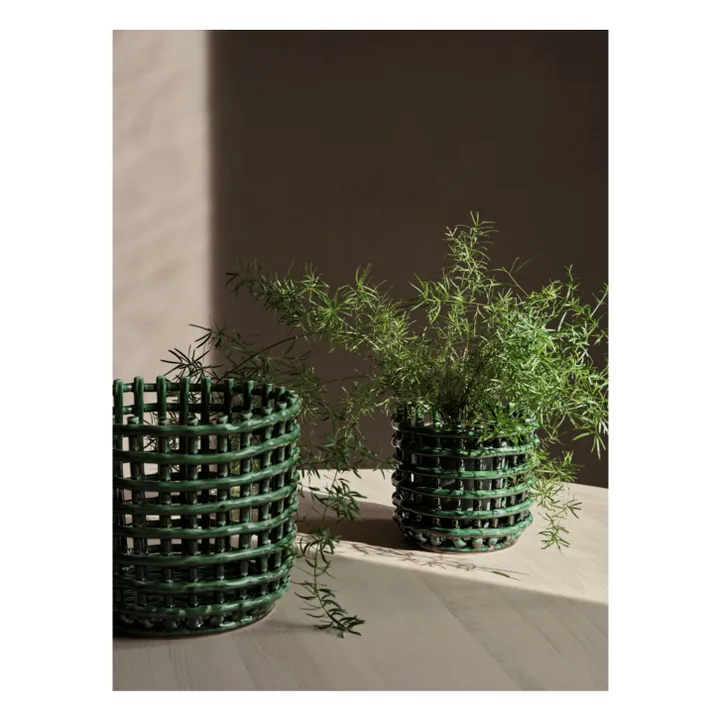 Panier Ceramic | Vert émeraude- Image produit n°2