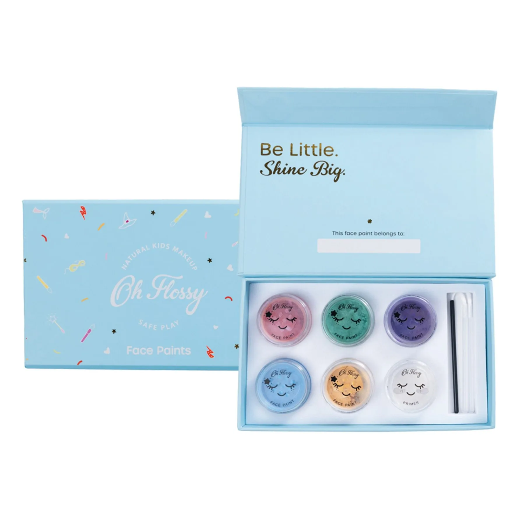 Oh Flossy Multicoloured Face Paint Kit