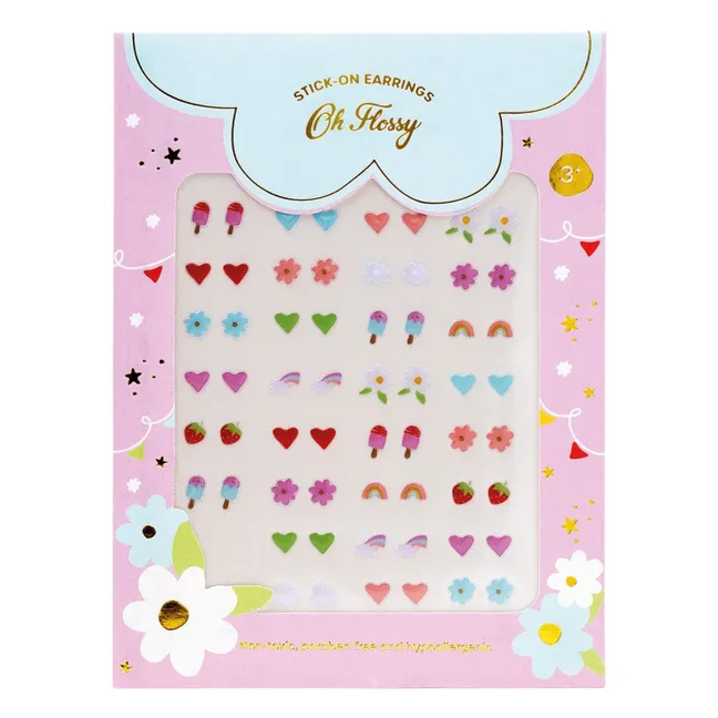 Self-adhesive earrings