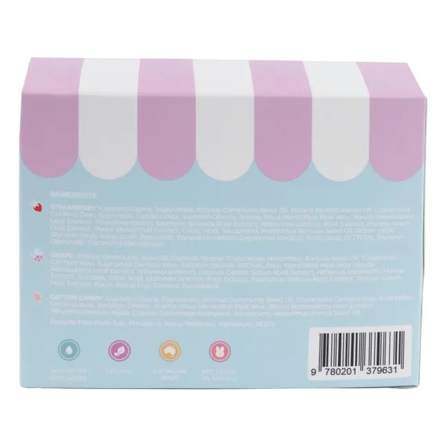 Set di 3 gloss profumati