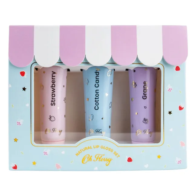 Set di 3 gloss profumati