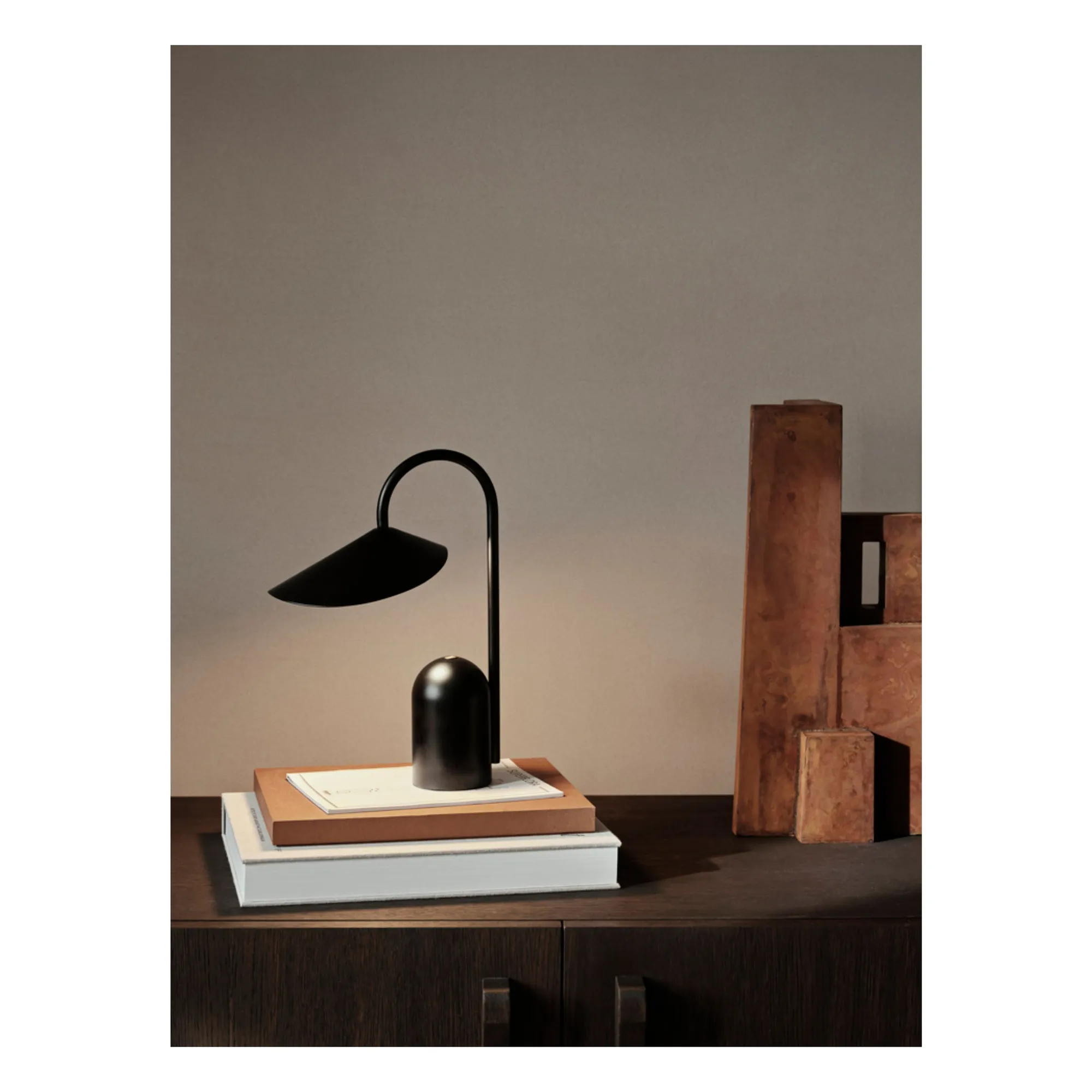Ferm Living Black Arum Table Lamp