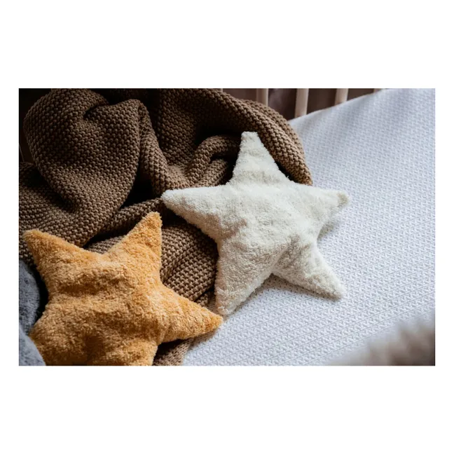 Etoile hot water bottle cushion | Vanilla