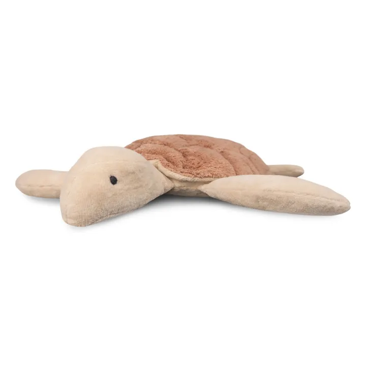 Peluche bouillote Tortue | Vieux Rose- Image produit n°3