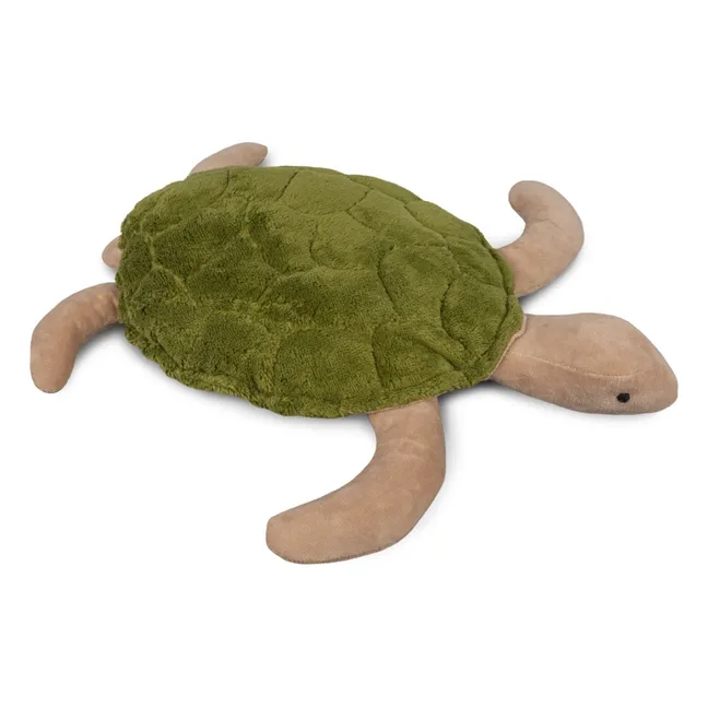 Peluche bouillote Tortue | Vert kaki