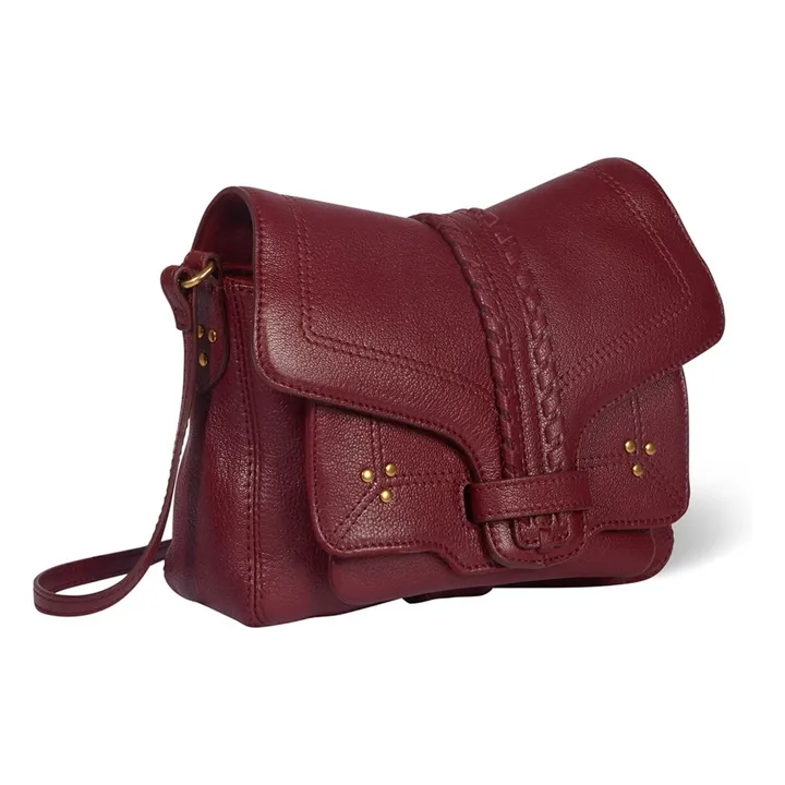 Harry S Bolsa Chèvre Grainé | Rojo Oscuro- Imagen del producto n°3