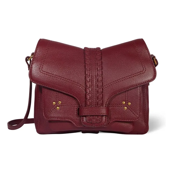 Harry S Bolsa Chèvre Grainé | Rojo Oscuro- Imagen del producto n°0