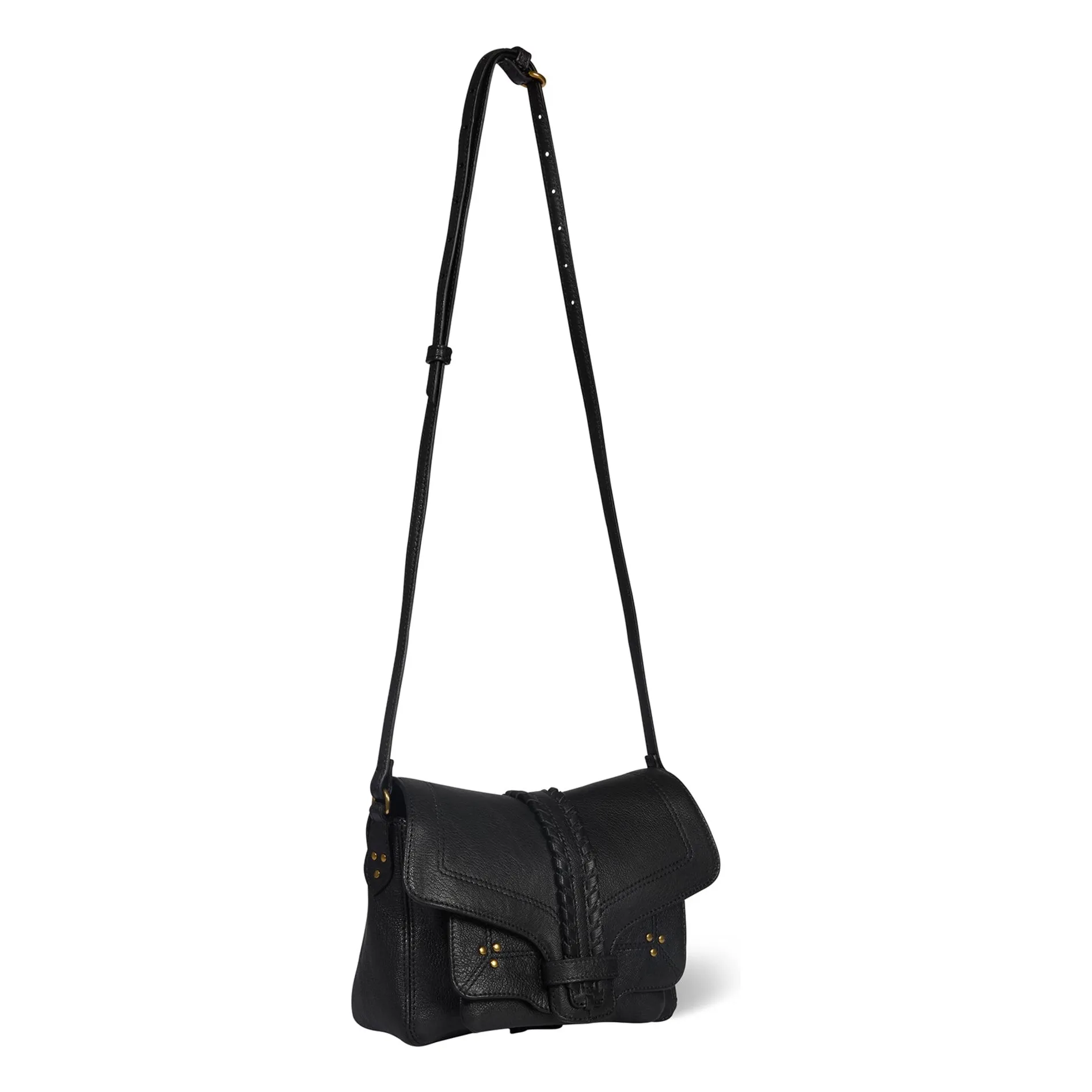 Sac Harry S Chèvre Grainé | Noir- Image produit n°4